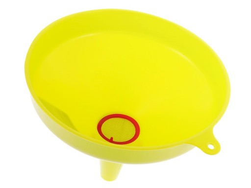 Lievik so sitkom, misa 250 mm
