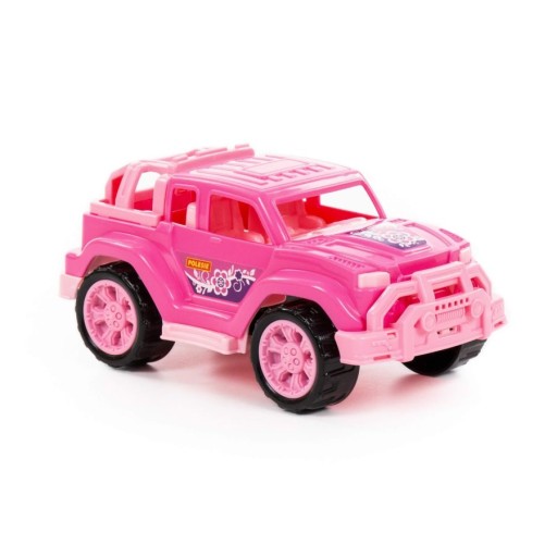 JEEP RUŽOVÝ TERÉNNY NÁKLADNÉ NÁKLADNÉ DIEVČATKO TERÉNNE