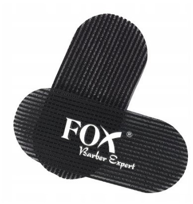 Fox Barber Expert, holičské vlasy na suchý zips, čierny, 2 ks