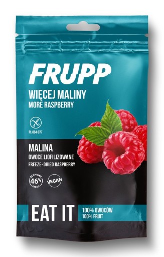 FRUPP MRAZOM SUŠENÉ OVOCIE MALINY 15 g - CELIKO