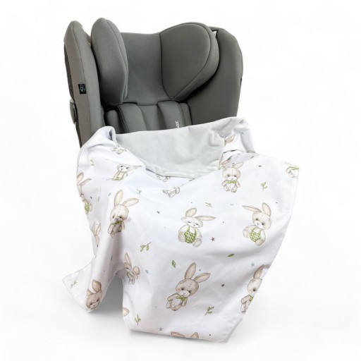 Plumeri obojstranná deka Minky pre bábätká, deka do autosedačky
