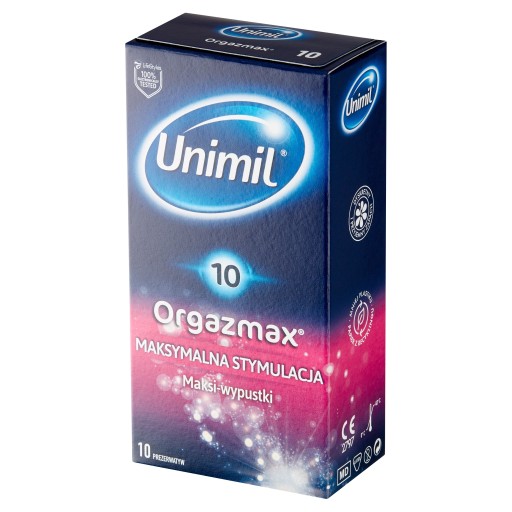 Unimil kondómy OrgazMax Sex kondómy 10 kusov