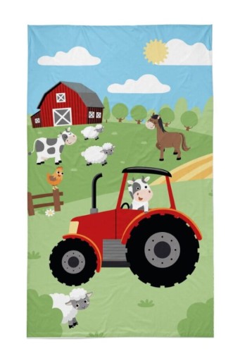 Uterák 30x50 do škôlky Tractor Farm, 100% bavlna