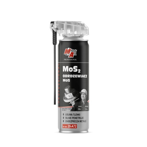 MA PROFESSIONAL - Mos2 odstraňovač hrdze 250ml - Aplikátor