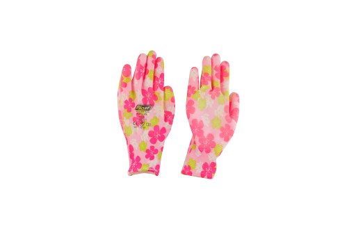 PRACOVNÉ RUKAVICE polyester + polyuretán ľahké 6/XS