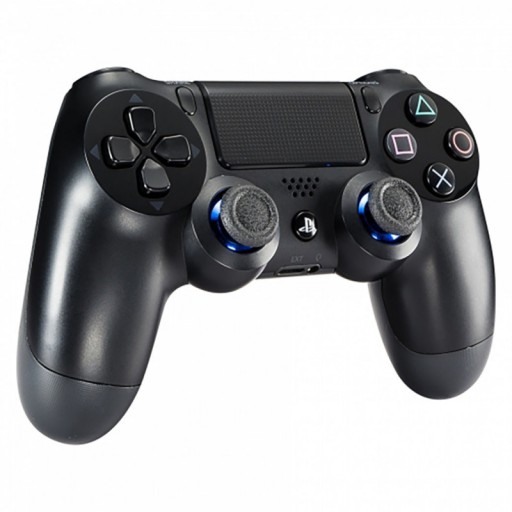 ANALOGOVÝ OVLÁDAČ MUSHROOM PRE PS4 PS5 PAD NÁMORNÍCKA MODRÁ - LESKLÁ METALIKA