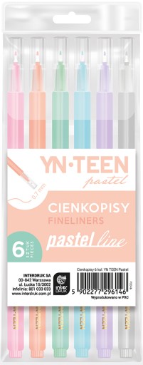 POVRCHOVÁ ÚPRAVA PASTEL LINE INTERDRUK, 6 PASTELOVÝCH FARIEB