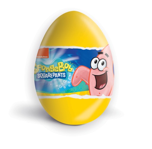 ČOKOLÁDOVÉ PREKVAPENIE VAJCIA SPONGEBOB 3-BAL