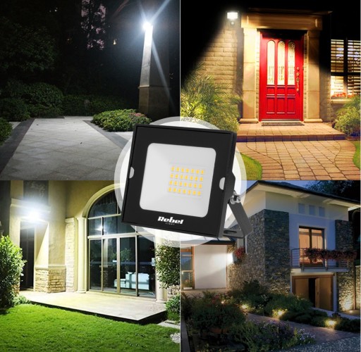 LED reflektor 20W 6500K 230V IP65 1750lm Rebel