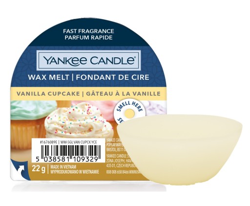 Vosk s vôňou Yankee Candle Vanilla Cupcake