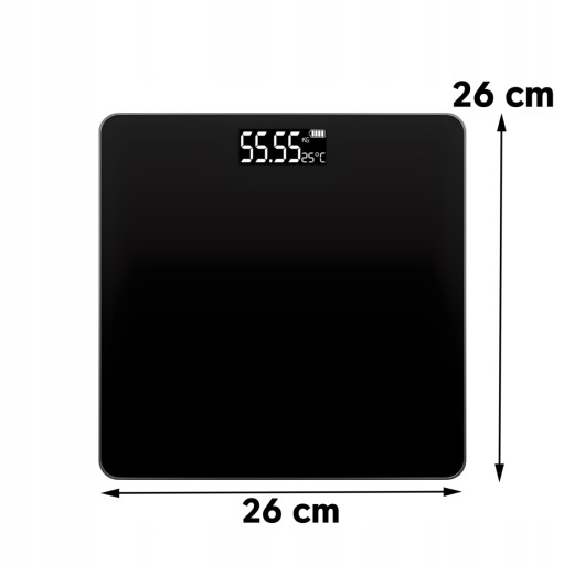 KÚPEĽŇOVÁ VÁHA ELEKTRONICKÁ SKLENENÁ LED SLIM PRECIZNÁ 180 KG + BATÉRIE