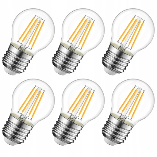 E27 LED guľová žiarovka vlákno 1W=10W 100lm teplá dekoračná Savineo
