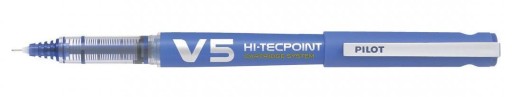 Guľôčkové pero pre 0,5mm náplň PILOT V5 + MODRÉ náplne 1+3