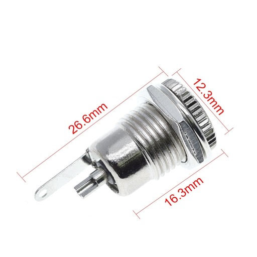 DC jack 5,5 x 2,5 mm pre puzdro