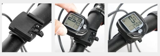 VODEODOLNÝ BICYKLOVÝ POČÍTAČ LED DISPLEJ 14 FUNKCIÍ HODINY