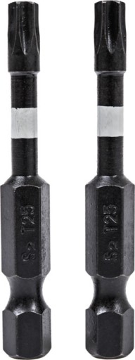 Nárazové bity TORX T25x50mm - 2 ks