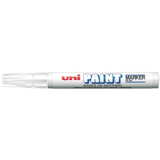 UNI PX-20 biely olejový popisovač