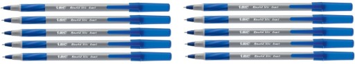 Bic okrúhle pero Stic Exact 0,8 mm modré x 10