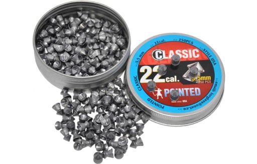 Diabolo CLASSIC POINTED SHOT 5,5 mm 250 ks SHARP USA