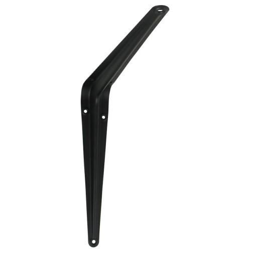 Konzola oceľová podpera ČIERNA 350x300mm Mod.1
