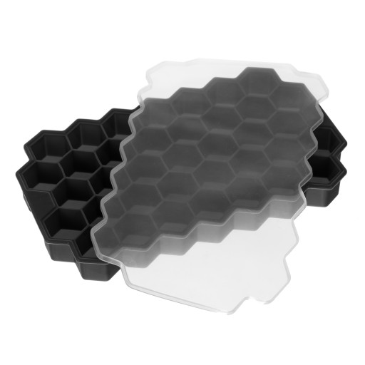 Silikónová forma na ľadové kocky s vrchnákom