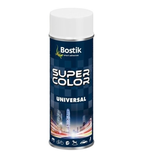 BOSTIK SUPER COLOR biely lesklý univ lak 0,4L
