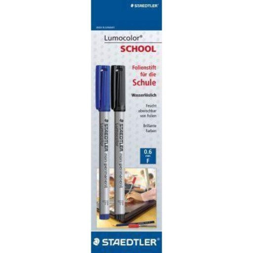 2x FILMOVÝ ZNAČOVAČ LUMOCOLOR STAEDTLER F 0,6