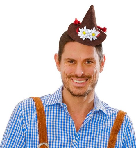 BAVORSKÝ MINI KLOBÚK OKTOBERFEST