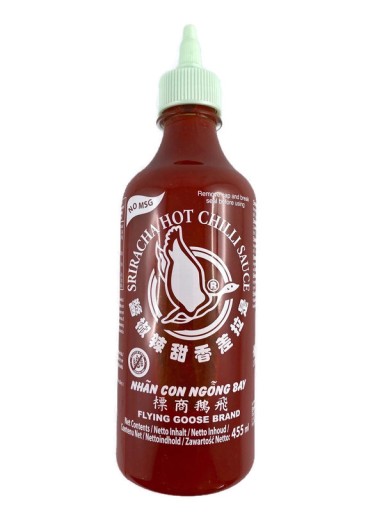 Sriracha Hot Chilli Sauce Pikantná svetová ázijská kuchyňa č. Msg 455 ml