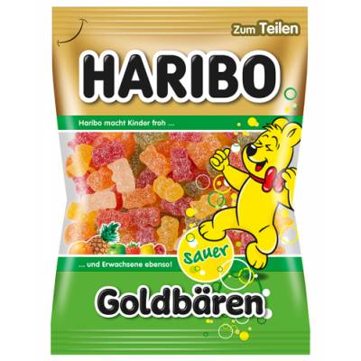 Haribo Sauer Goldbaren Jelly fazuľa 175g