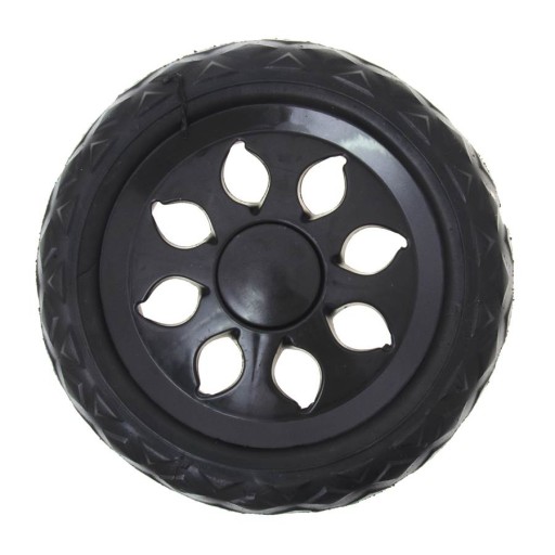 NÁHRADNÉ KOLESO NA KOČÍK 16CM, ČIERNA, 1KS