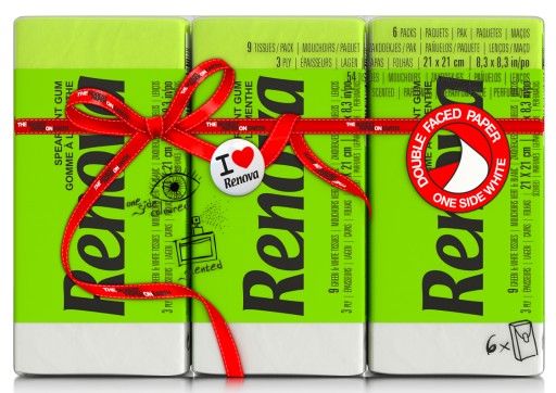 Renova vreckovky, zelené, 6x9 ks