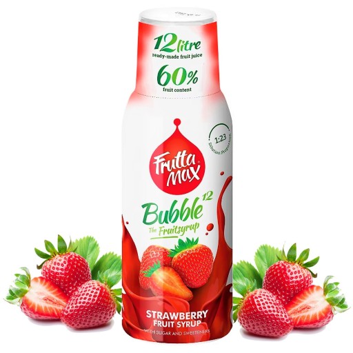 Sirup na sódu FruttaMax JAHODA karbonizátor 500 ml na 12 l