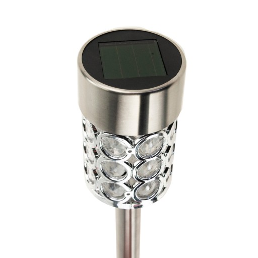 LAMPA NA SOLÁRNY POHON GLAMOUR SILVER CRYSTALS ZÁHRADNÁ POSLEDNÁ LAMPA