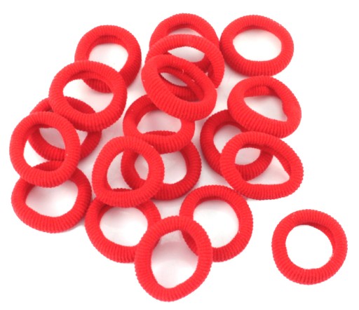 LYCRA VLASOVÉ TRIPS ČERVENÉ 2,5 cm 20 KS