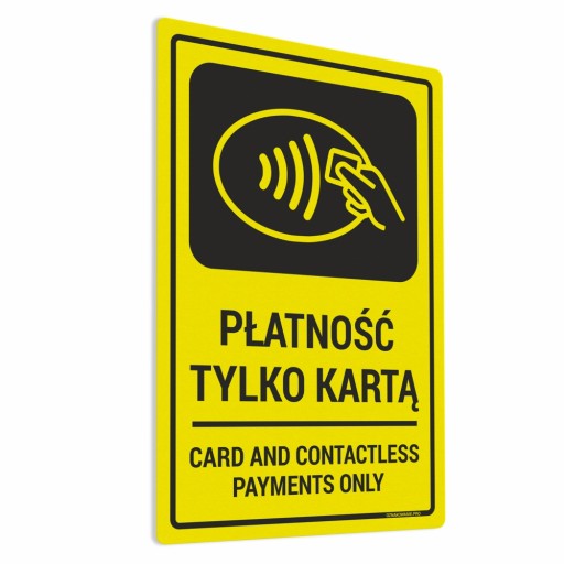 Nálepka - Platba len kartou 10x15