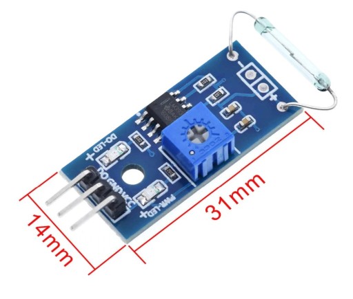 565 Modul jazýčkového spínača, magnetický snímač LM393 Ard