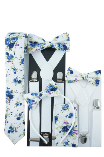 Nastaviteľné biele elegantné svadobné retro podväzky
