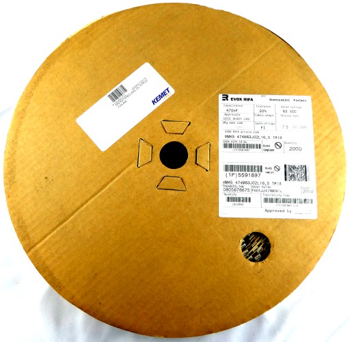 Fólia 0,47uF 470nF 20% 63V DC 20ks