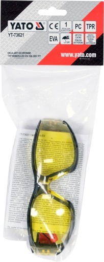 Ochranné okuliare Comfort+, žlté, s ochranou proti oderu