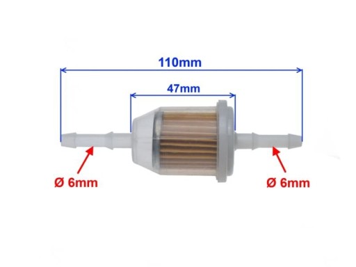 PALIVOVÝ FILTER - WSK SIMSON ROMET JAWA MZ IŻ KOMAR