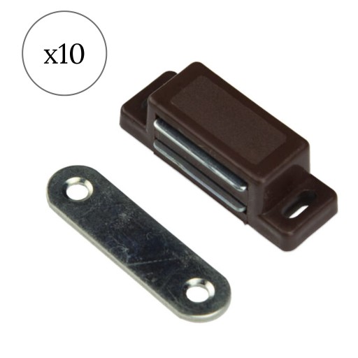 NÁBYTOKOVÝ MAGNETOVÝ MAGNETICKÝ ZÁMOK HNEDÝ AK-ME 10 KS