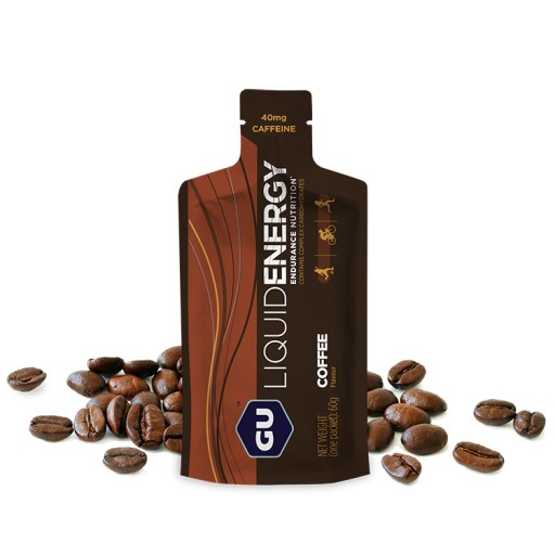 GU Liquid Energy Gel Coffee tekutá energetická gélová káva 40mg kofeínu