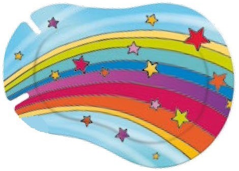 ORTOPAD GIRL Náplasti na oči RAINBOW Regular 10 kusov