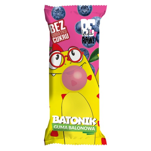 Detská žuvačková tyčinka BeRAW, 25 g