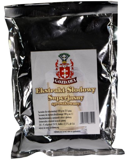 GOZDAWA sladový extrakt SUPER BRIGHT prášok 220g