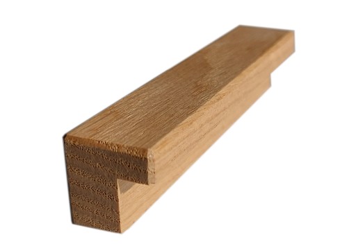 Drevená nábytková úchytka, dub ELKA, dĺžka 96mm, rozmer 64mm, POĽSKÝ VÝROBOK