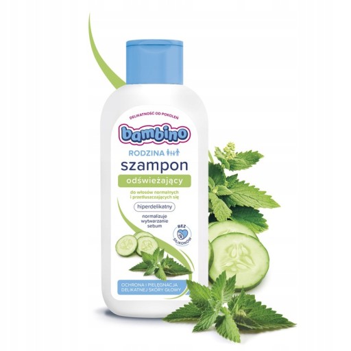 BAMBINO Family osviežujúci šampón 400 ml