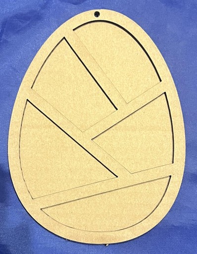 Vajíčko na Sensoplastiku kartonsenso Montessori