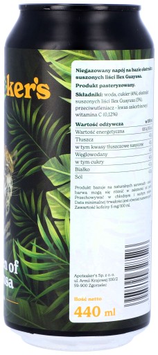 Energetický nápoj Apoteaker's Awaken of Guayusa Tea 440 ml